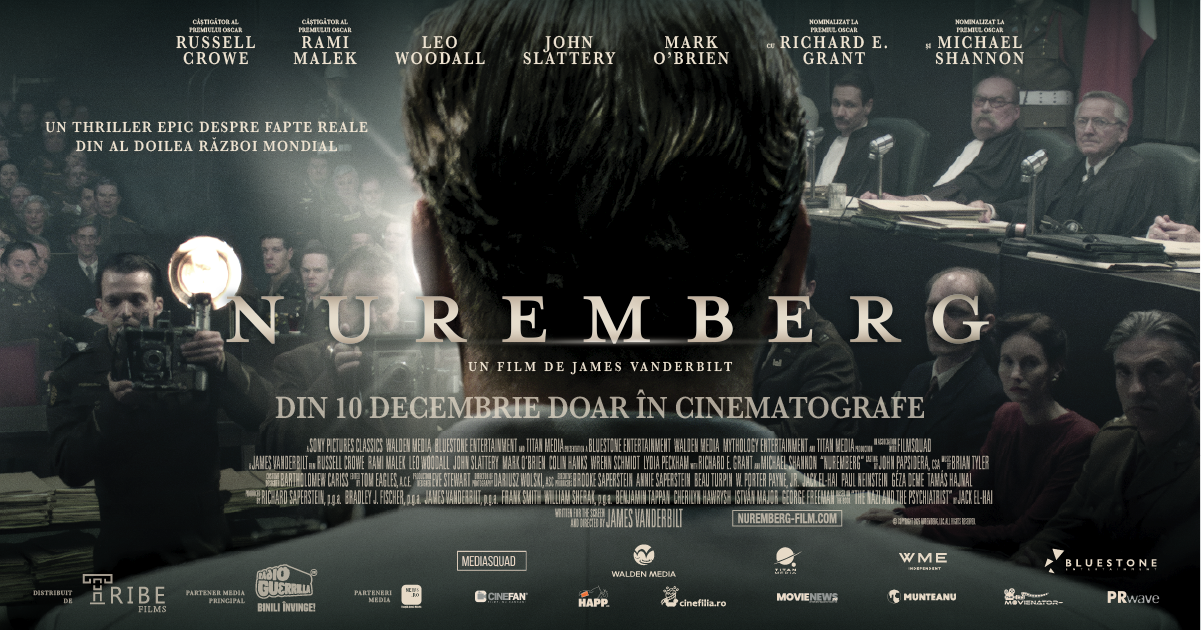 In curand la cinema: Nuremberg – un film epic despre curaj, justitie, adevar si procesul care a schimbat lumea