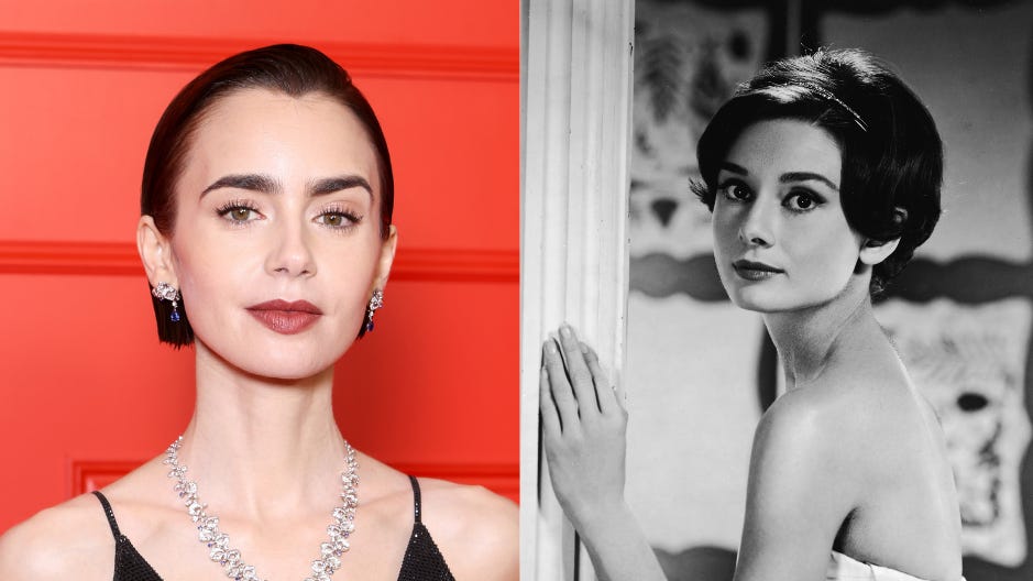 Lily Collins va fi Audrey Hepburn!